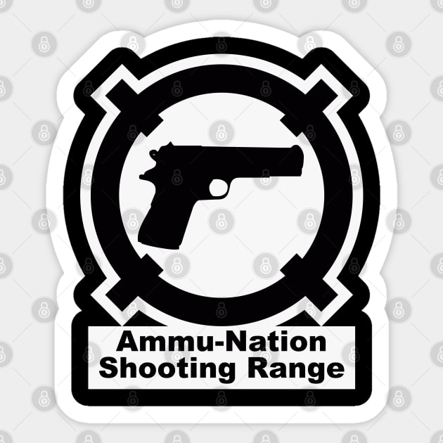 Ammu-Nation Shooting Range Sticker by MBK